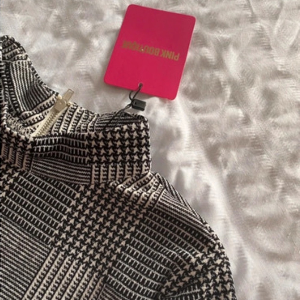 Checked mini dress - Picture 4 of 8